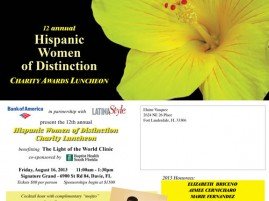 Hispanic Women of Distinction 2013