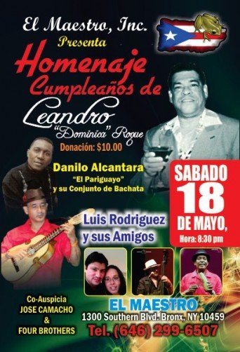 Homenaje Cumpleanos de Leandro Roque