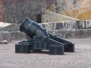 Cannon used in el Morro defence