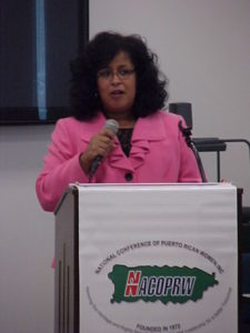 Elizabeth Baez, Current President Miami Chapter NACOPRW