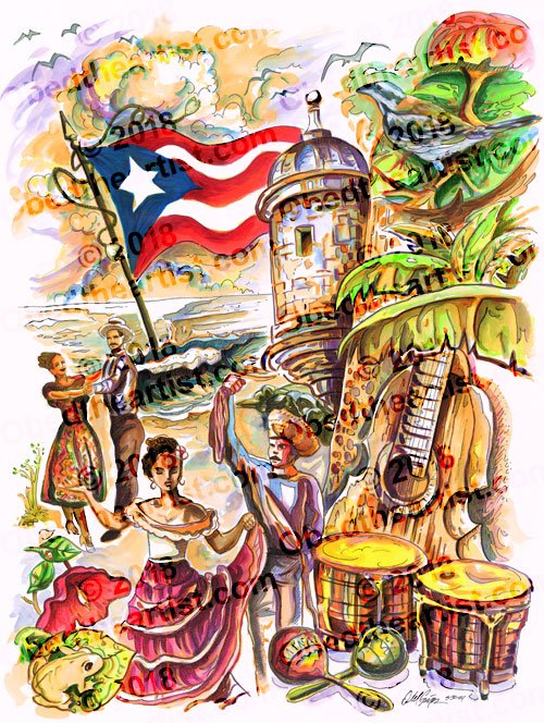 The art of Obed Gómez Original Art | Boricua.com