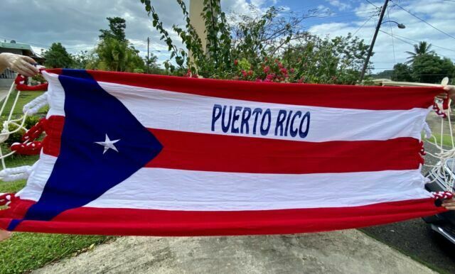 Puerto Rican Flag Hammock