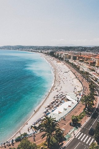 nice france coastline