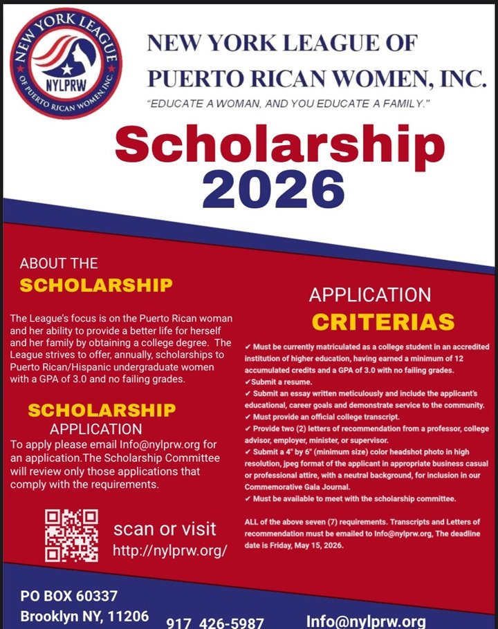 NYLPRW 2026 Scholarship