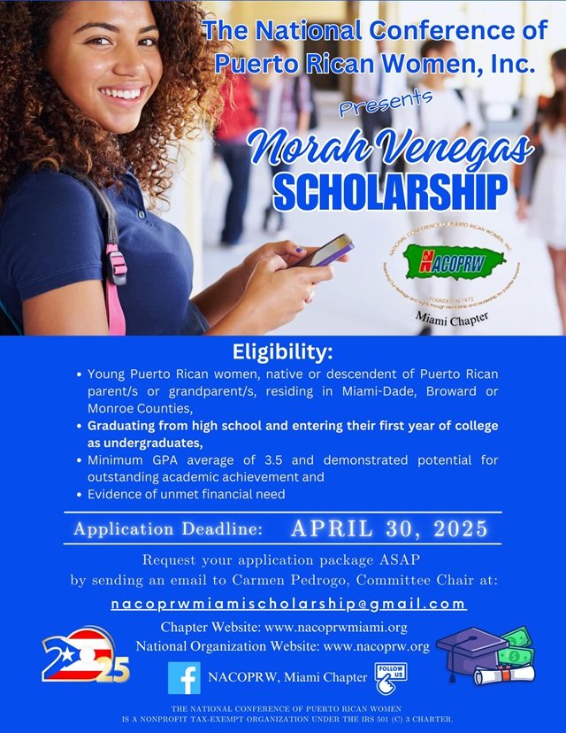 NACOPRW Miami Nora Venegas Scholarships